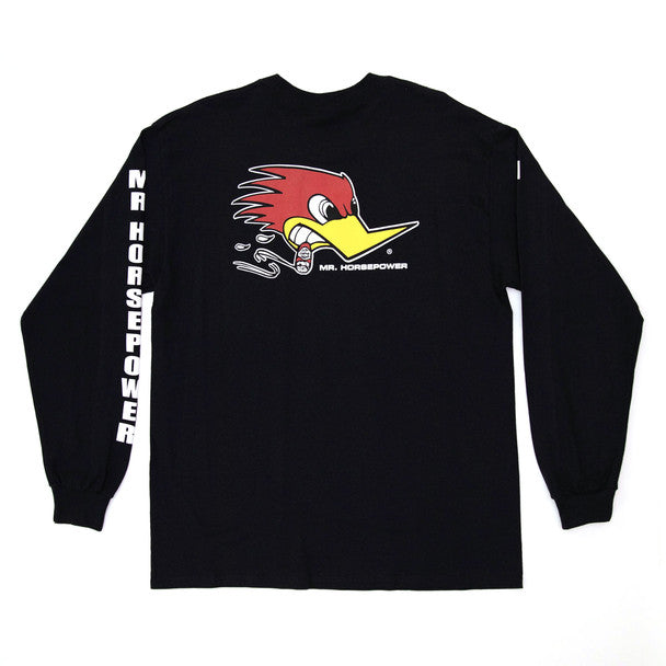 Camiseta preta manga cumprida - Mr. Horsepower