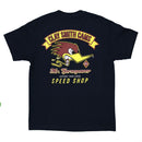 camiseta azul-marinho ''Support your Local Speed Shop'' - Mr. Horsepower