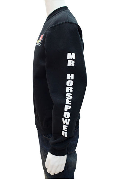 Camiseta preta manga cumprida - Mr. Horsepower